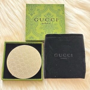GUCCI Compact Mirror Silver VIP Novelty NEW